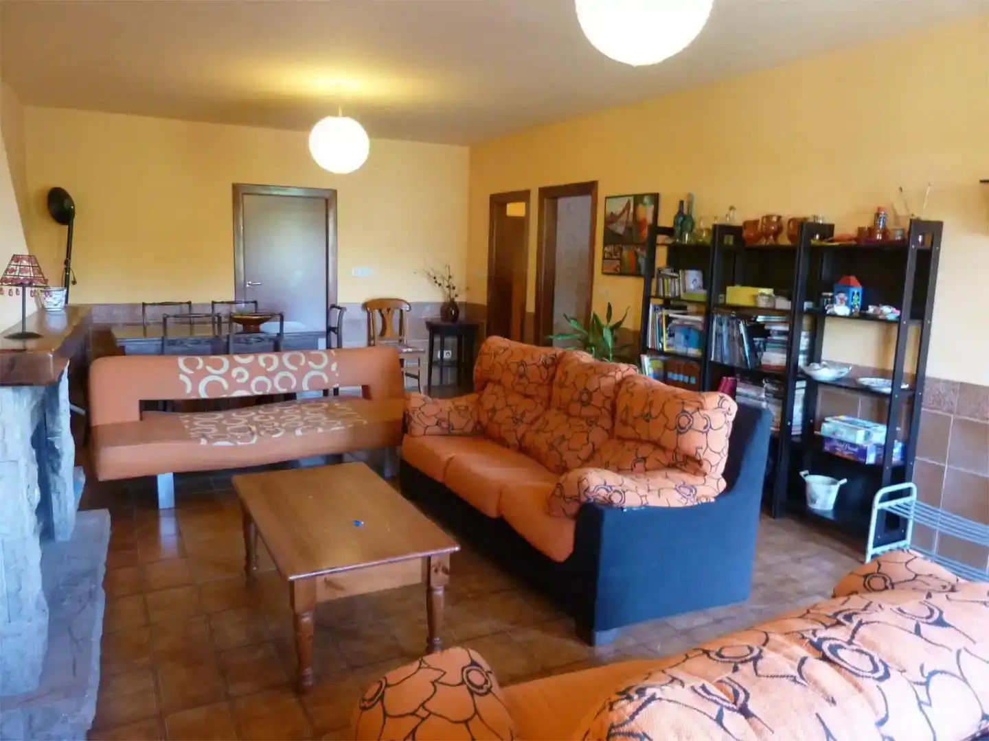 Living room of Houses for rent in Marín  with Private garden, Parquet flooring and Furnished