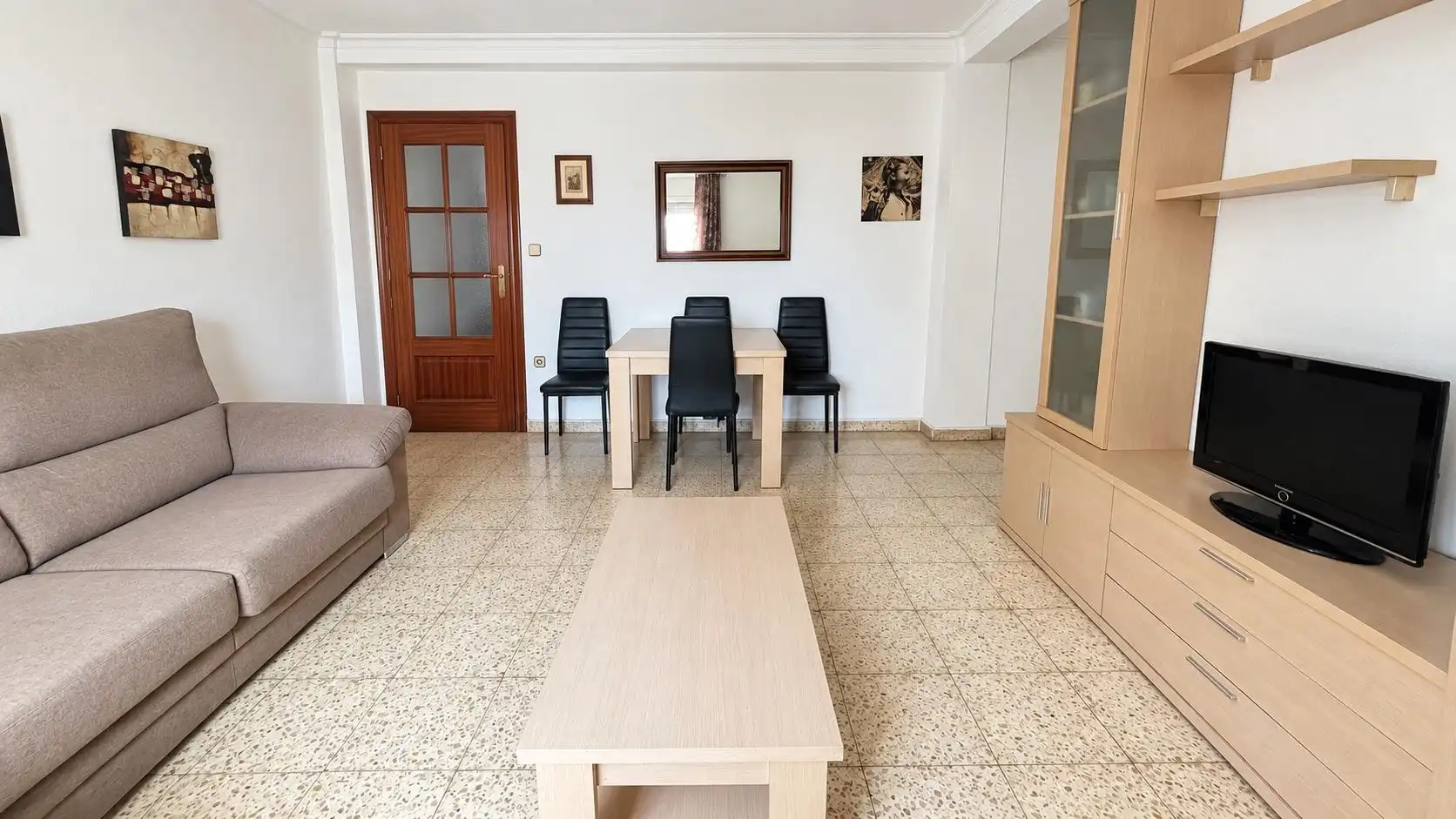 Sala d'estar de Apartament en venda en Cartagena amb Moblat