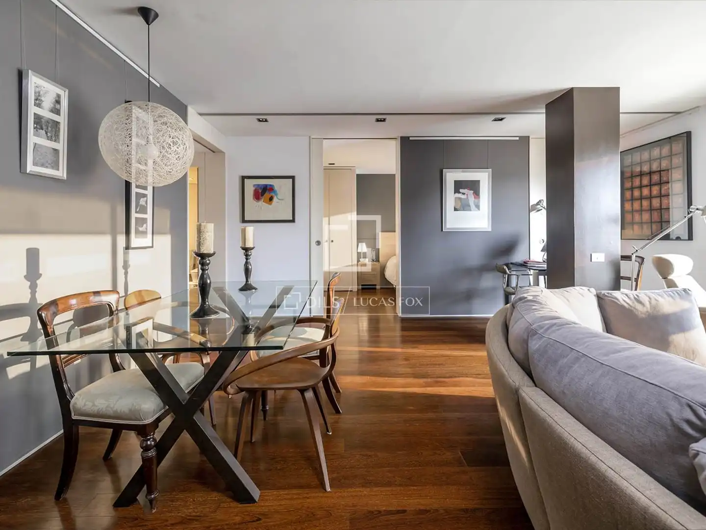 Exterior view of Flat for sale in Barcelona  with Air Conditioner, Heating and Parquet flooring