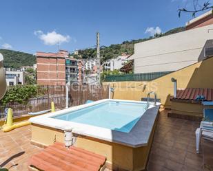 Swimming pool of House or chalet for sale in  Barcelona Capital  with Air Conditioner, Heating and Terrace