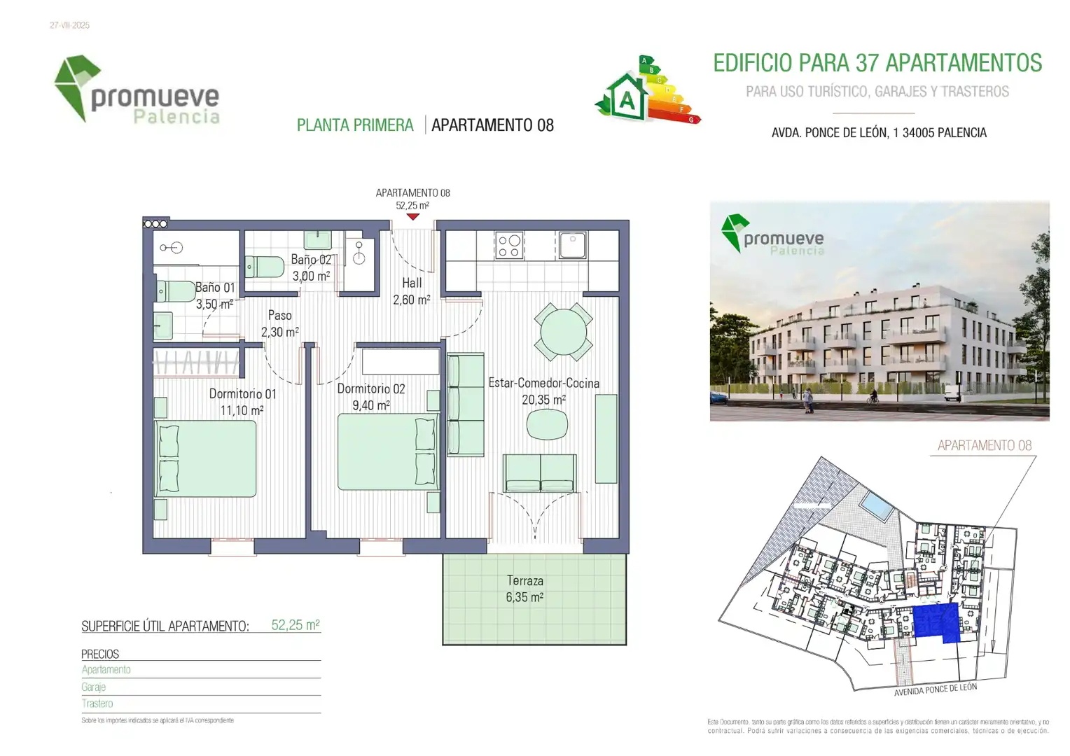 Apartamento con piscina en venta en Calle Ponce de León 1