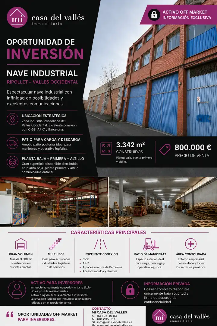 Industrial building for sale in Zona Industrial