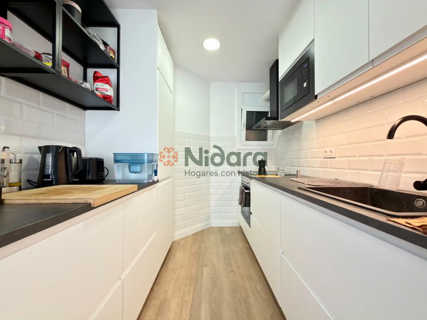 Kitchen of Flat for sale in Barcelona  with Air Conditioner, Heating and Parquet flooring