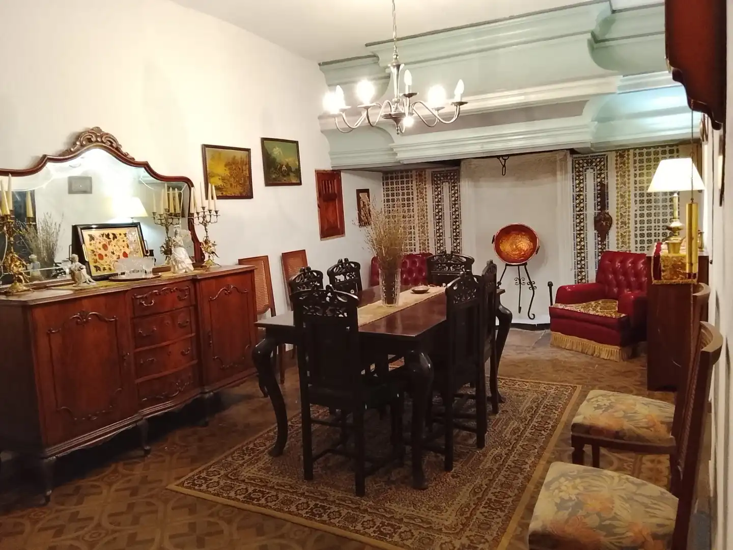 Dining room of Houses for sale in Campillo de Altobuey  with Furnished