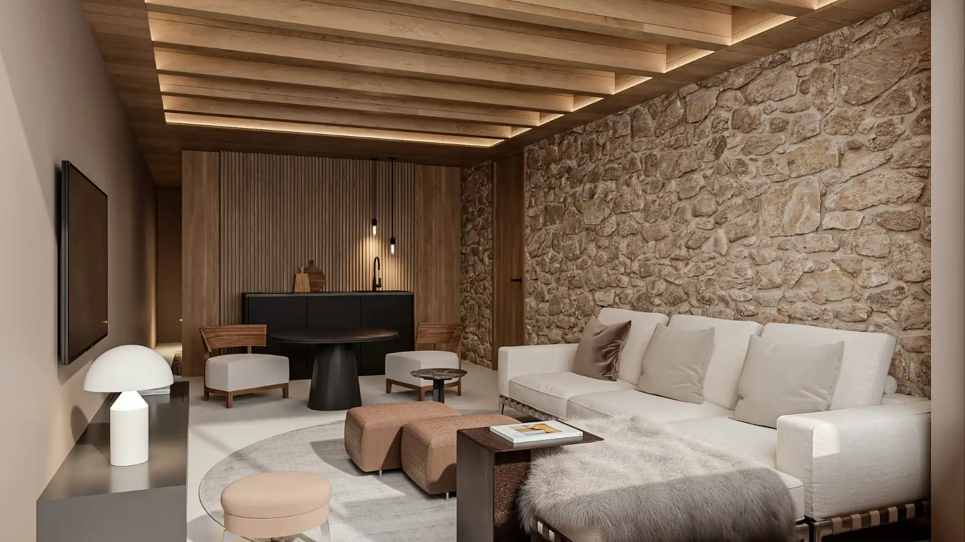 Living room of Detached homes for sale in Naut Aran  with Private garden, Terrace and Balcony