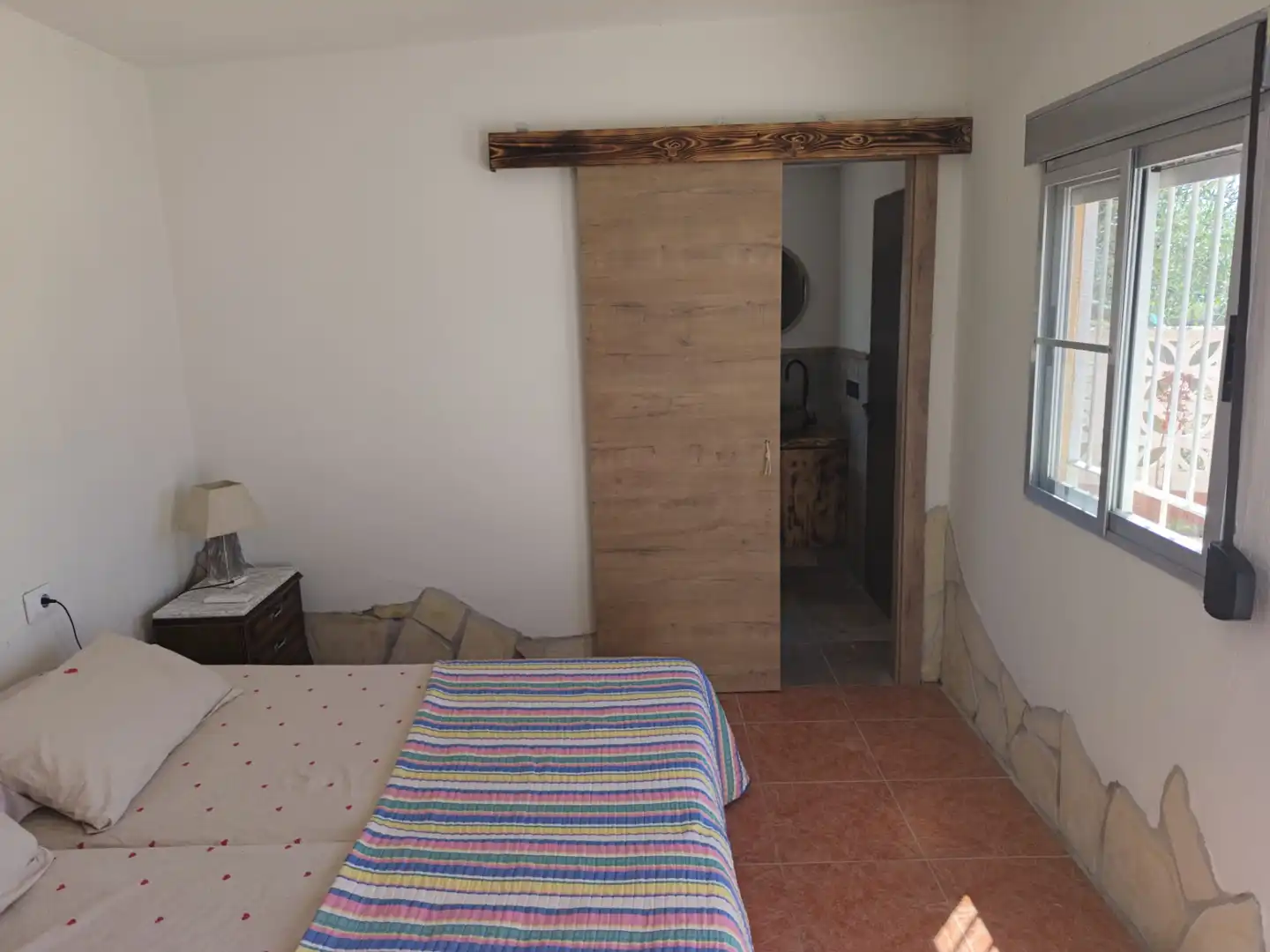 Bedroom of Houses for rent in Castellón de la Plana / Castelló de la Plana  with Air Conditioner, Private garden and Terrace