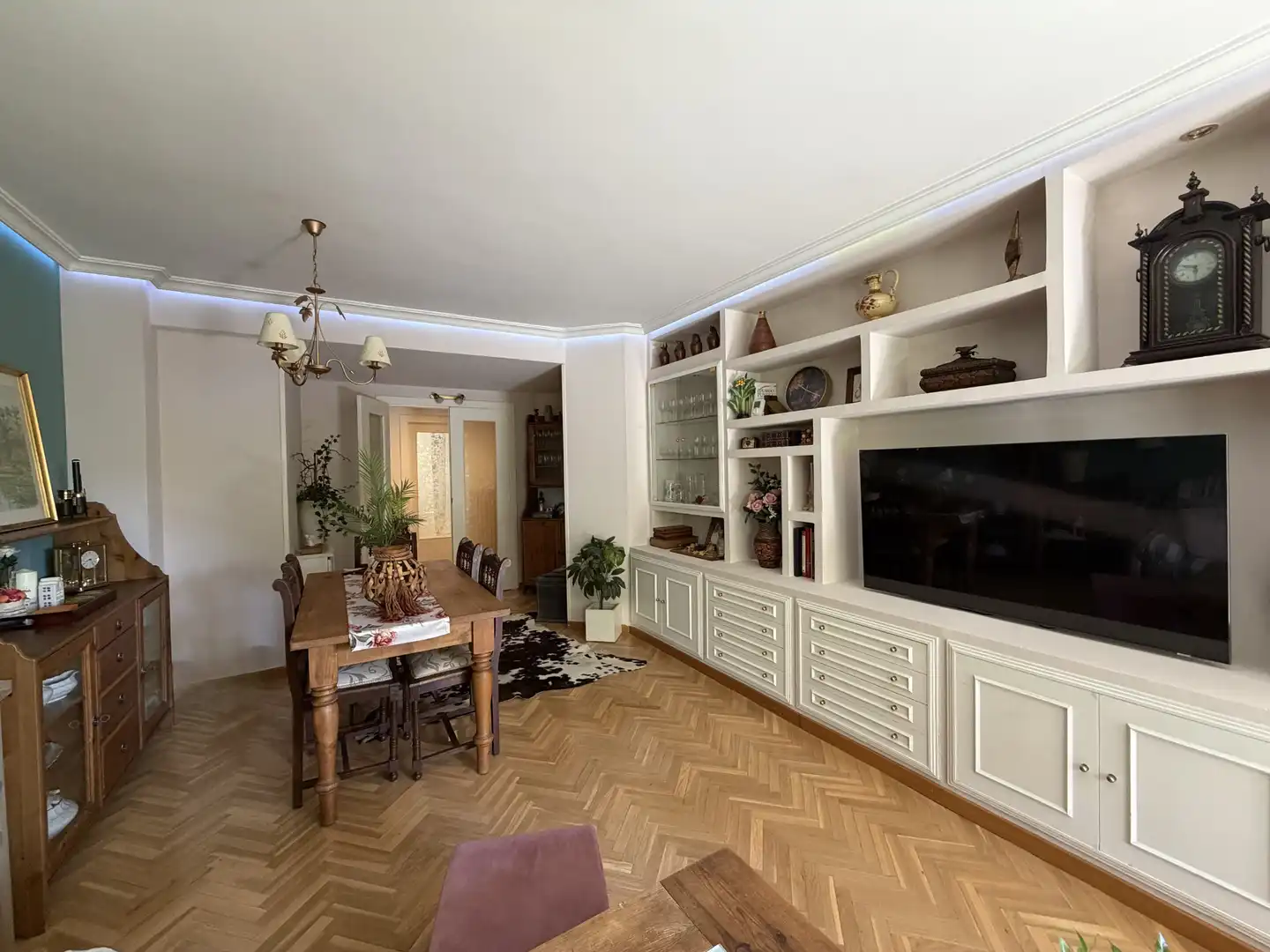 Sala d'estar de Pis en venda en Tres Cantos amb Aire condicionat, Calefacció i Parquet