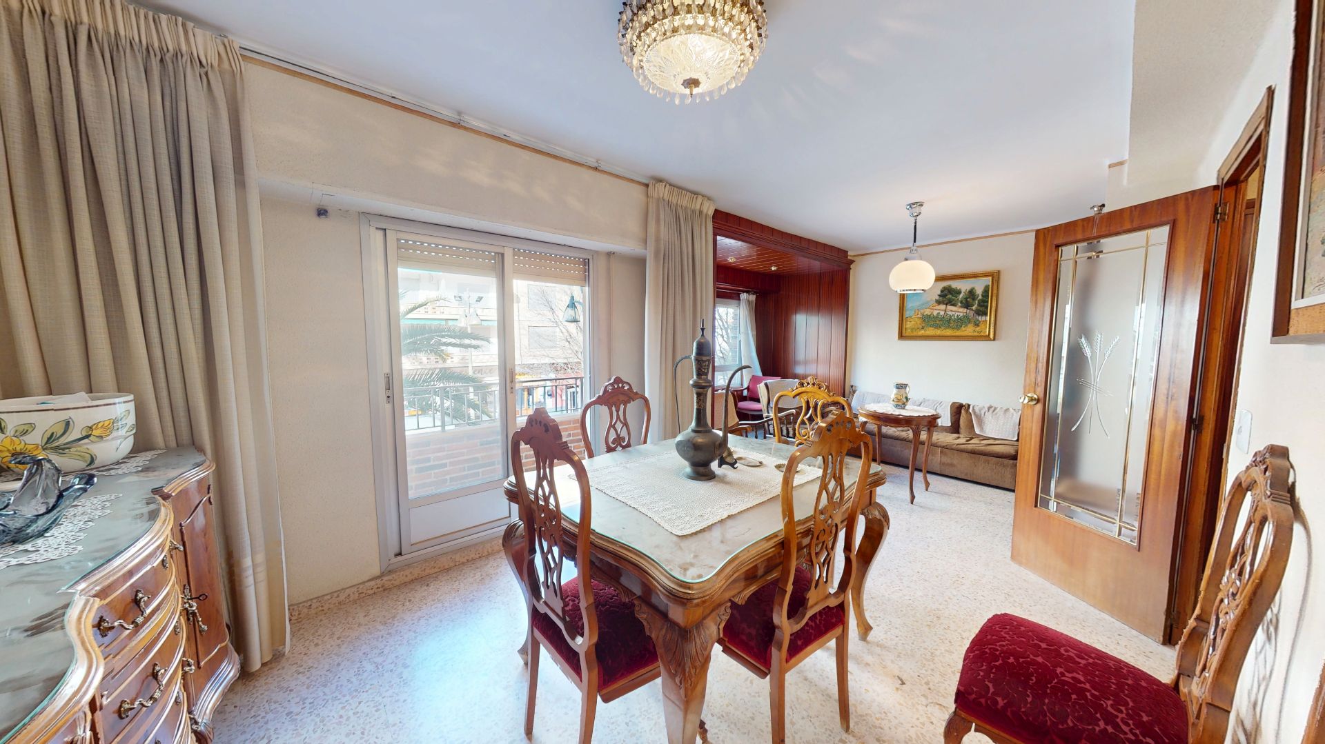 Dining room of Flat for sale in Cocentaina  with Air Conditioner and Balcony