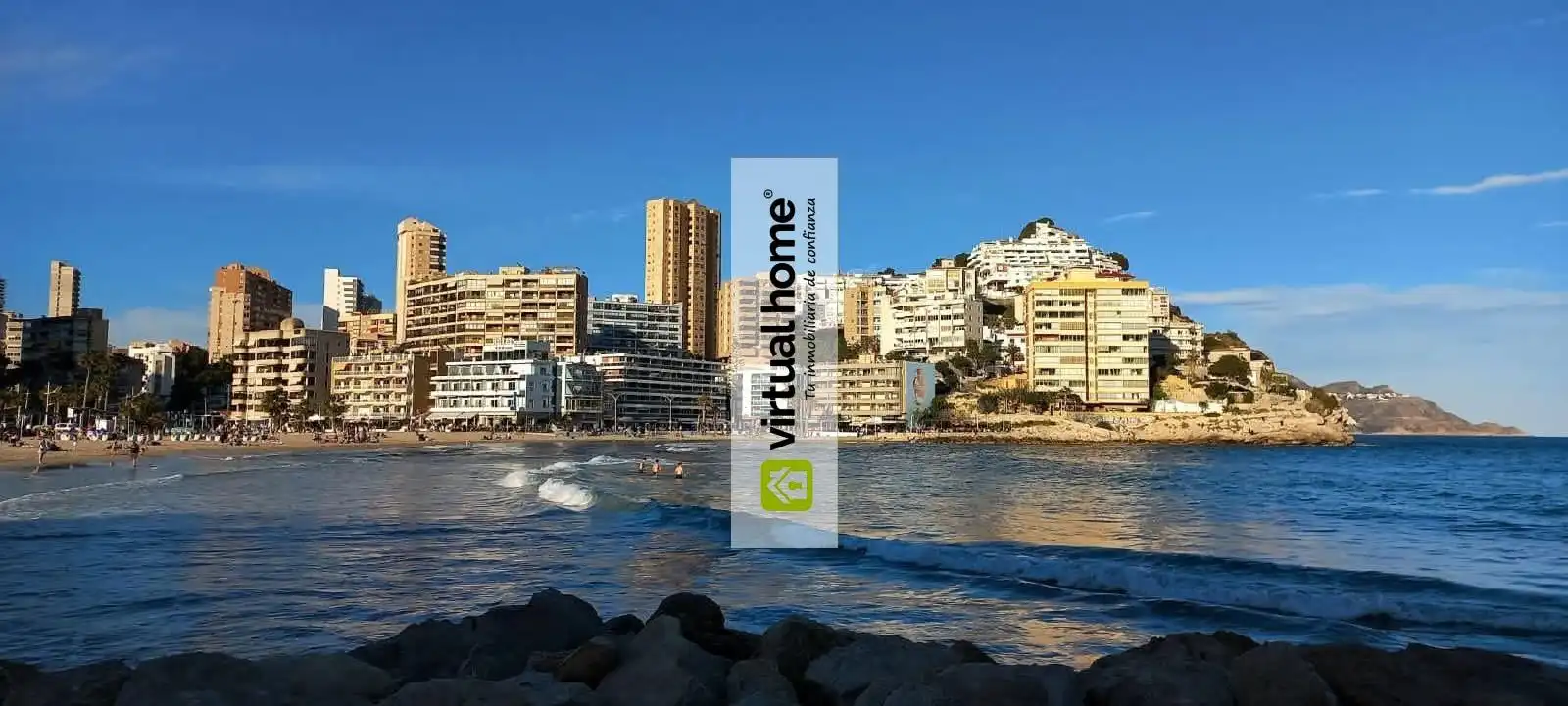 Vista exterior de Pis de lloguer en Villajoyosa / La Vila Joiosa amb Calefacció, Moblat i Piscina comunitària