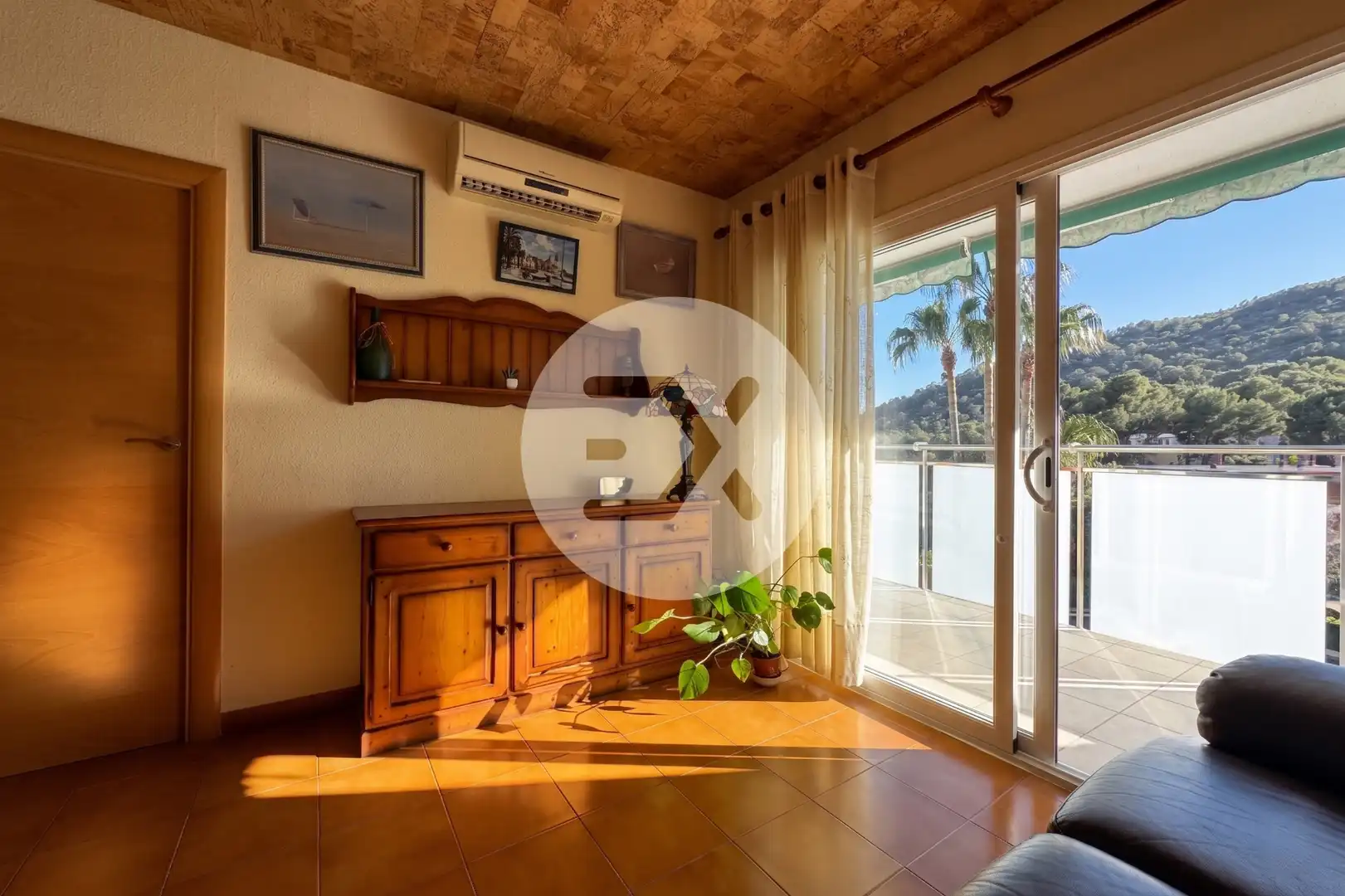 Living room of Flat for sale in Castelldefels  with Air Conditioner, Terrace and Community pool