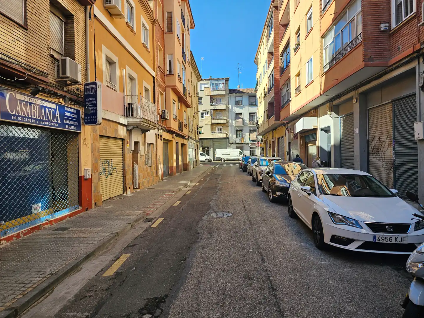 Vista exterior de Garatge en venda en Zaragoza