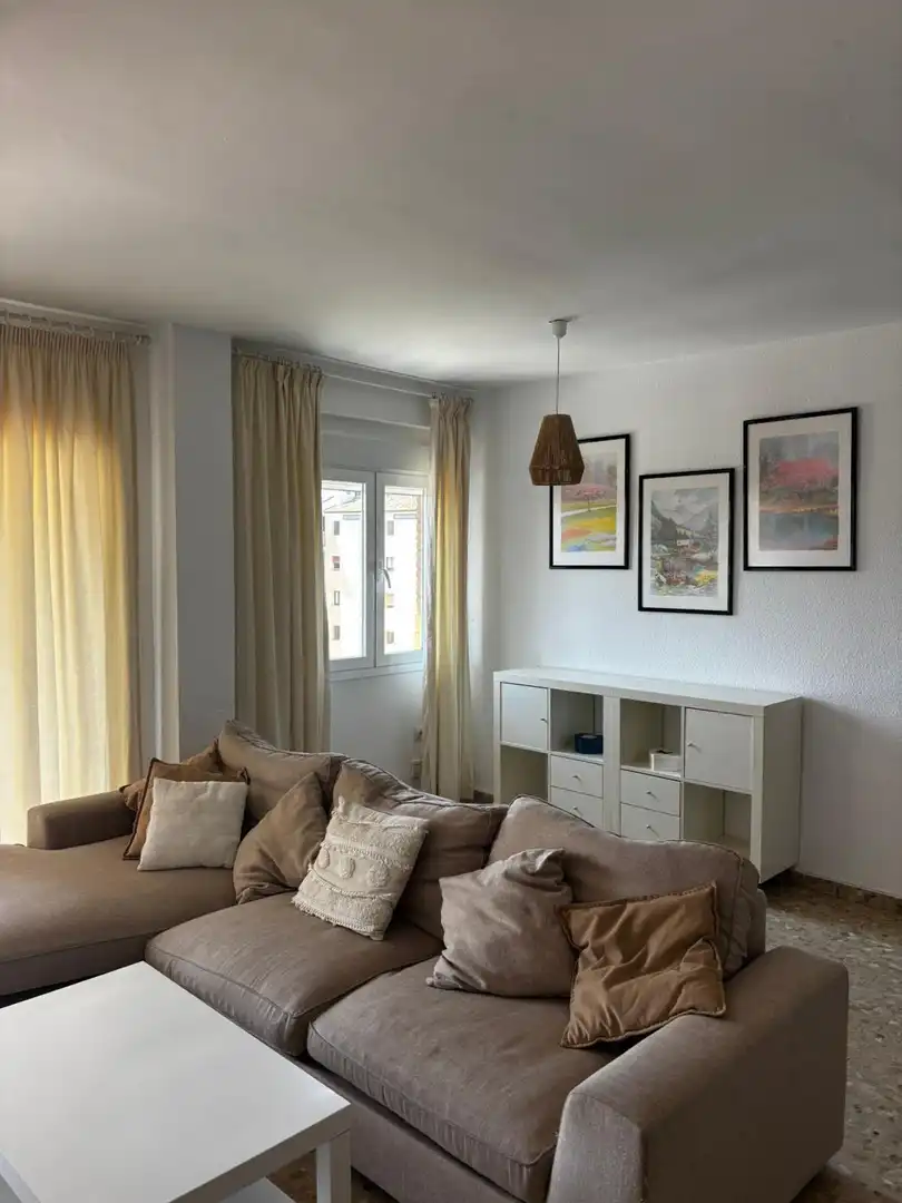 Wohnzimmer von Wohnungen zur Miete in Marbella mit Terrasse, Möbliert und Gemeinschaftspool