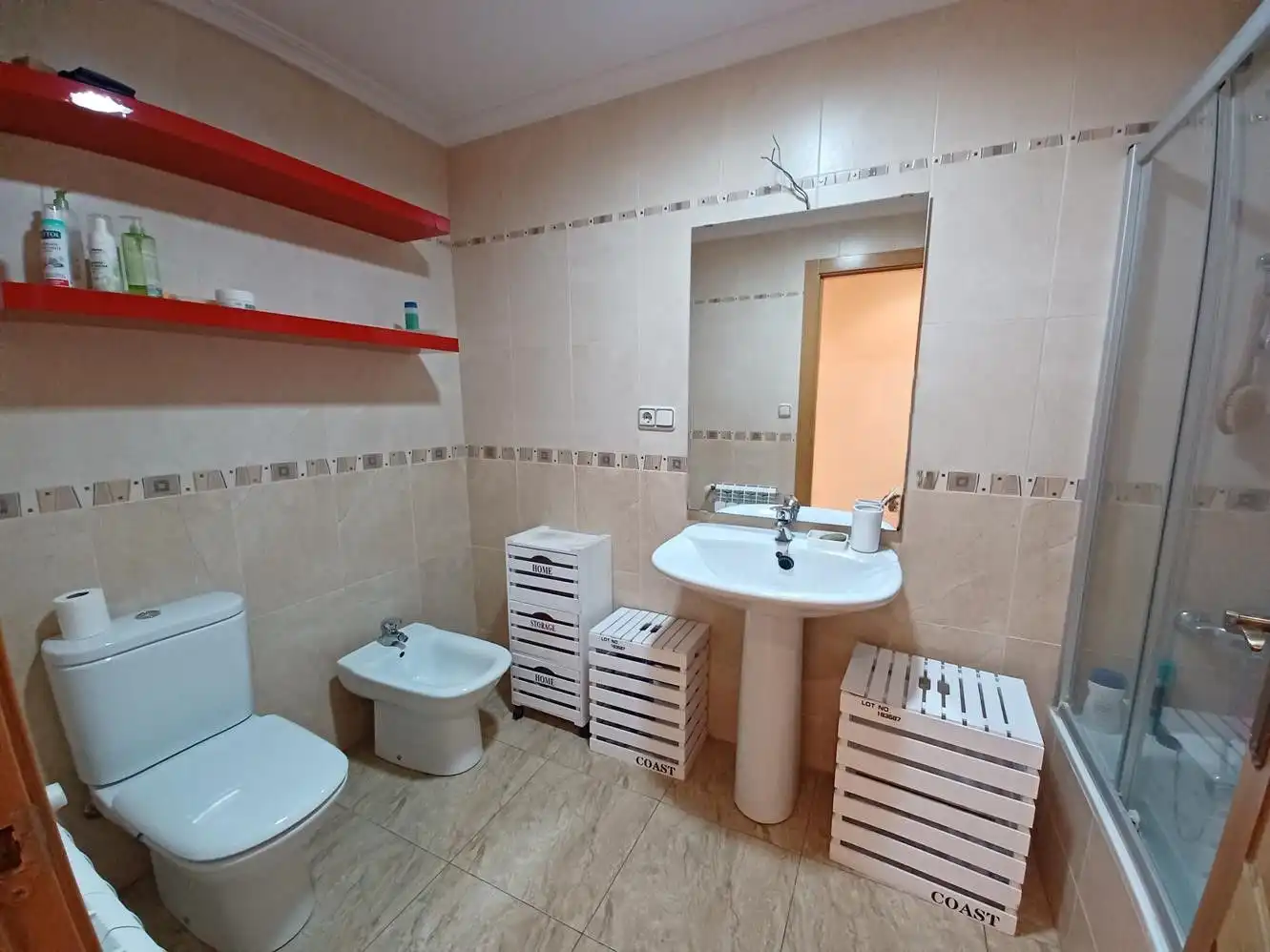 Badezimmer von Wohnung zum Verkauf in La Roda mit Heizung, Terrasse und Abstellraum