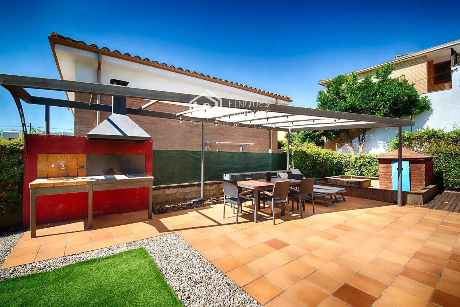 Terrassa de Casa o xalet en venda en Porqueres amb Aire condicionat, Calefacció i Terrassa