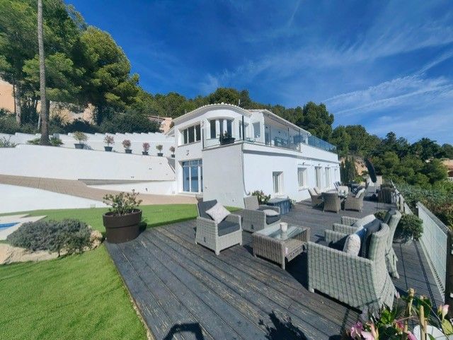 Terraza de Casa o chalet en venta en Calpe / Calp con Aire acondicionado, Calefacción y Jardín privado