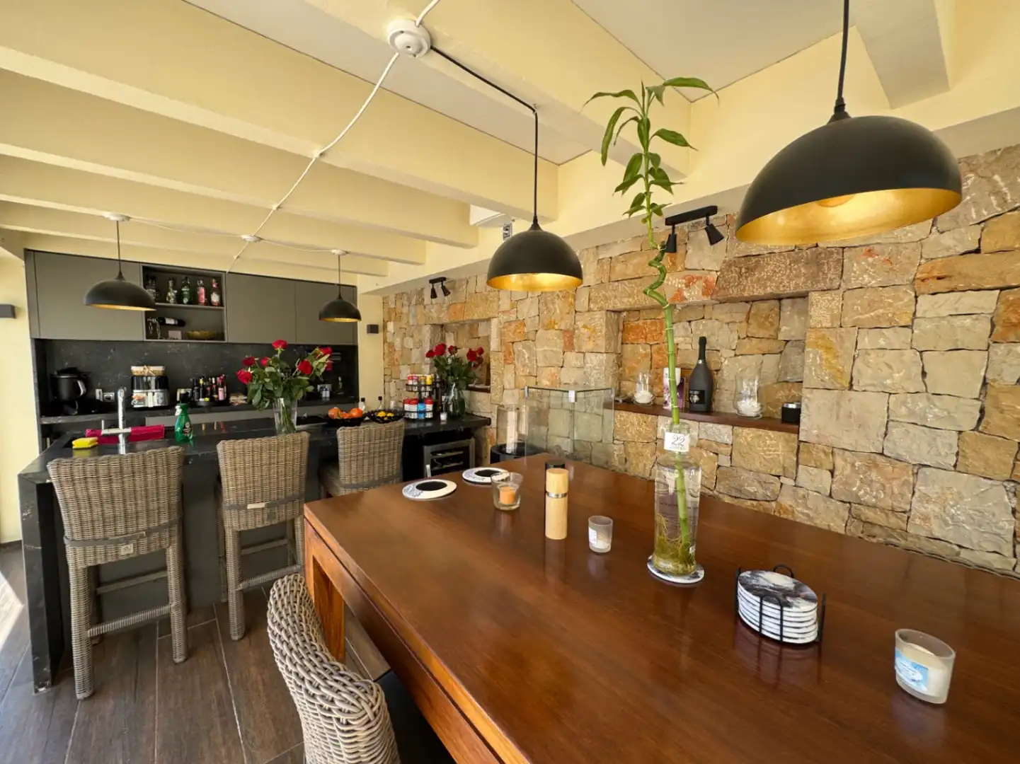Dining room of Houses for sale in Moraira  with Air Conditioner, Heating and Private garden