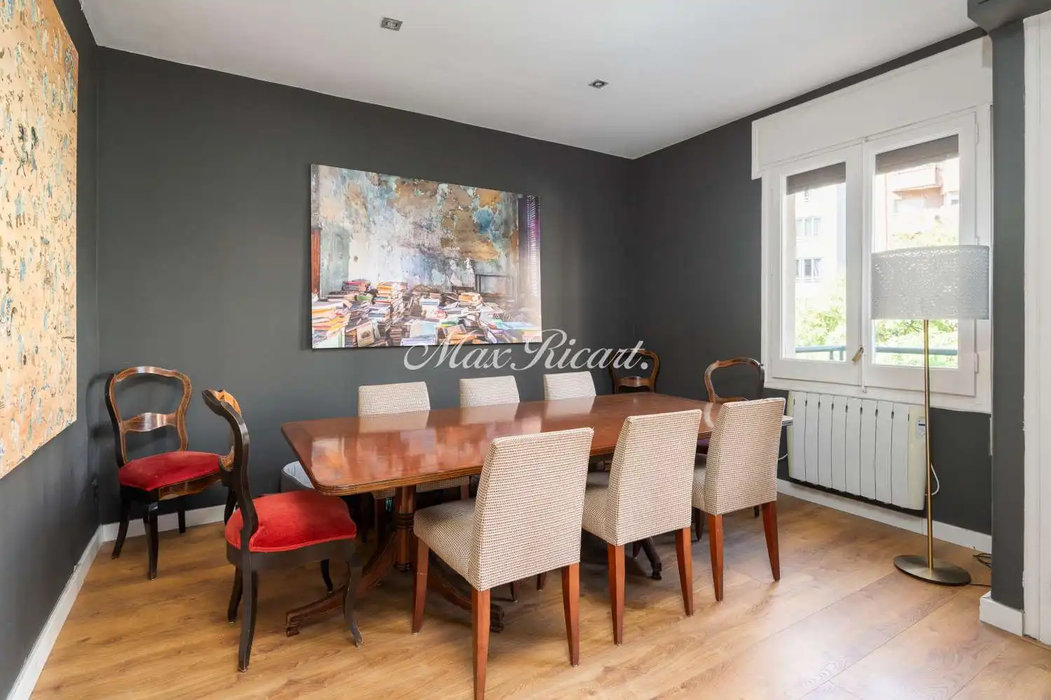 Dining room of Flat for sale in Barcelona  with Heating, Terrace and Balcony