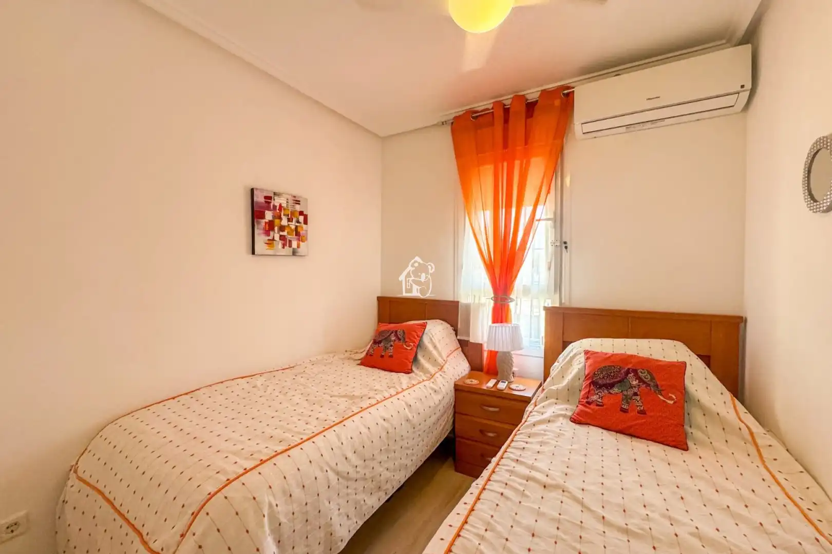 Schlafzimmer von Wohnung zur Miete in Rojales mit Klimaanlage, Privatgarten und Terrasse
