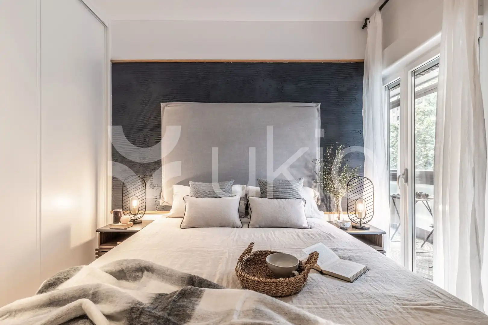 Habitación de Apartamento de alquiler en Madrid con Aire acondicionado, Calefacción y Amueblado