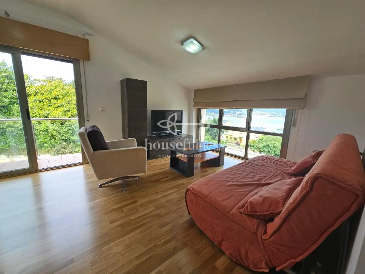 Wohnzimmer von Wohnung zum Verkauf in Mugardos mit Heizung, Terrasse und Abstellraum