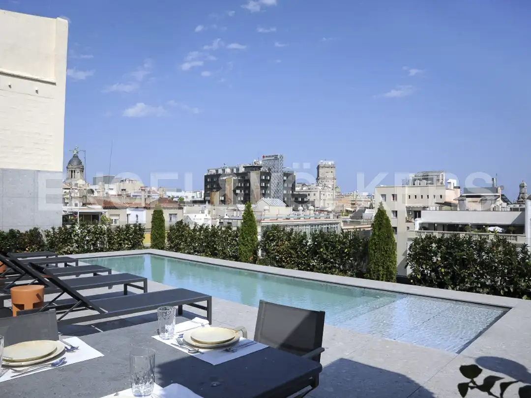 Terrace of Flat for rent in Eixample