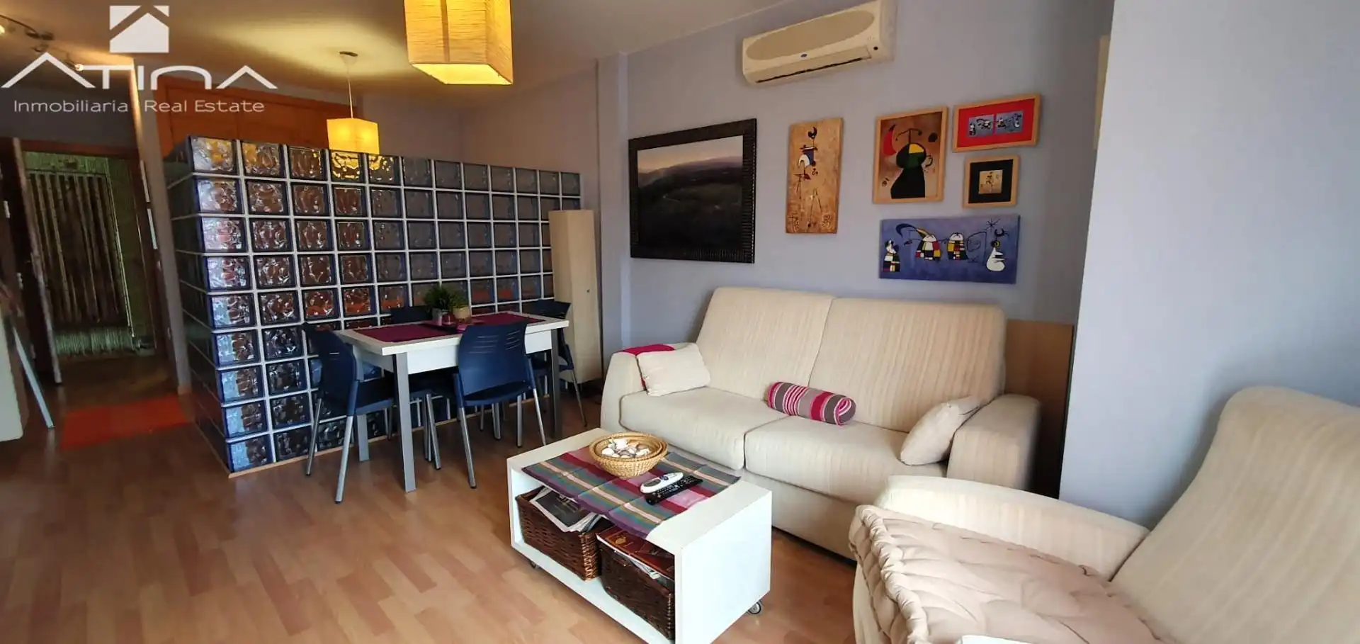 Sala de estar de Estudio en venta en Daimús con Aire acondicionado, Calefacción y Amueblado