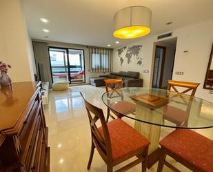 Dining room of Flat to rent in  Valencia Capital  with Air Conditioner, Terrace and Community pool