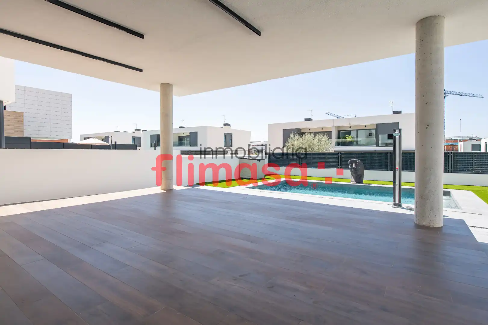 Terrassa de Casa adosada en venda en Villaviciosa de Odón amb Aire condicionat, Calefacció i Jardí privat