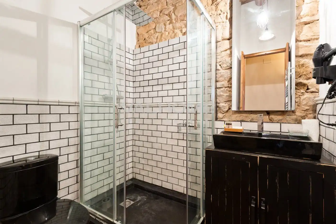 Badezimmer von Haus oder Chalet zur Miete in Castellar del Vallès mit Heizung, Privatgarten und Abstellraum