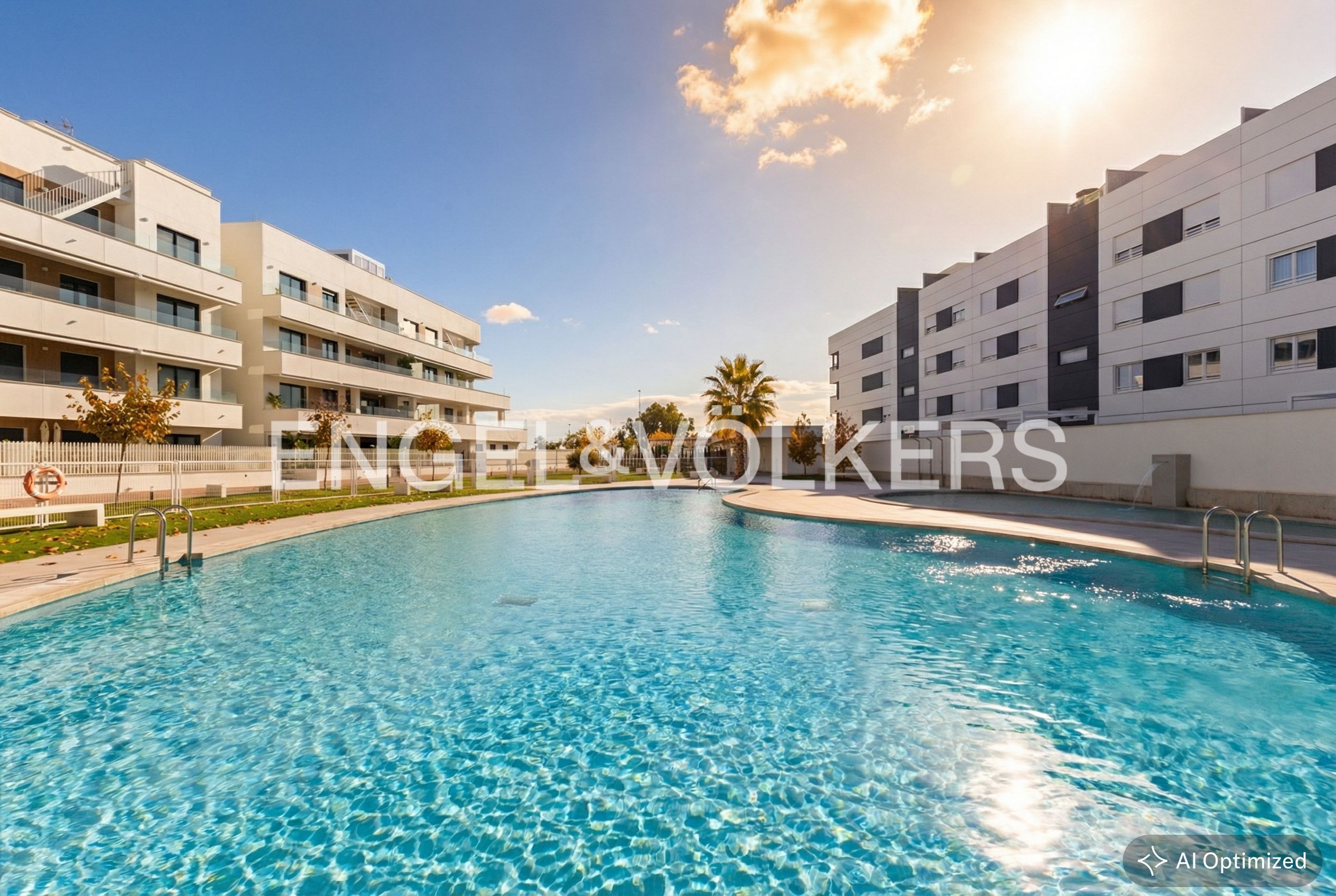 Piscina de Apartament en venda en Castellón de la Plana / Castelló de la Plana amb Aire condicionat, Calefacció i Terrassa