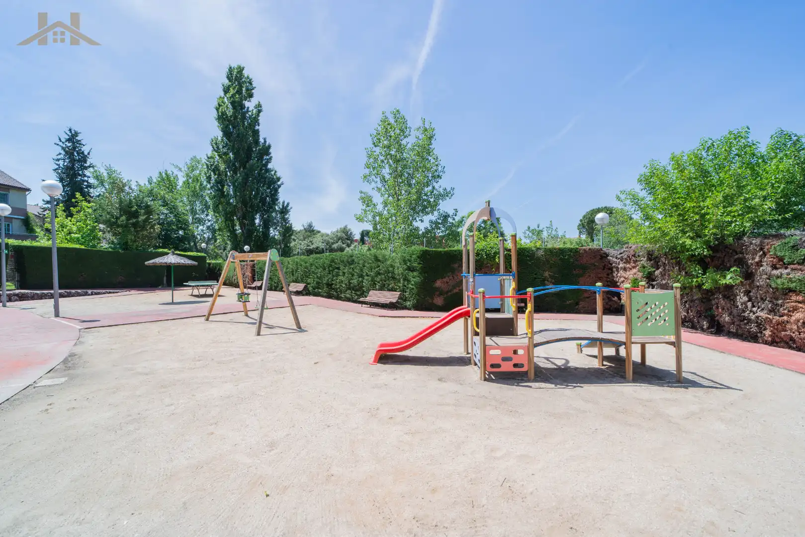 Jardín de Casa adosada en venta en Las Rozas de Madrid