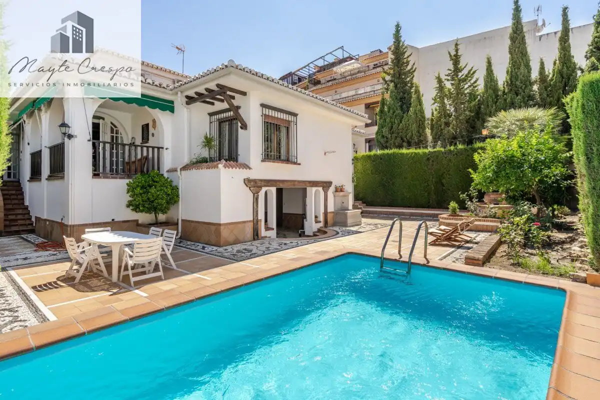 Vista exterior de Casa o chalet en venta en La Zubia con Aire acondicionado, Calefacción y Jardín privado