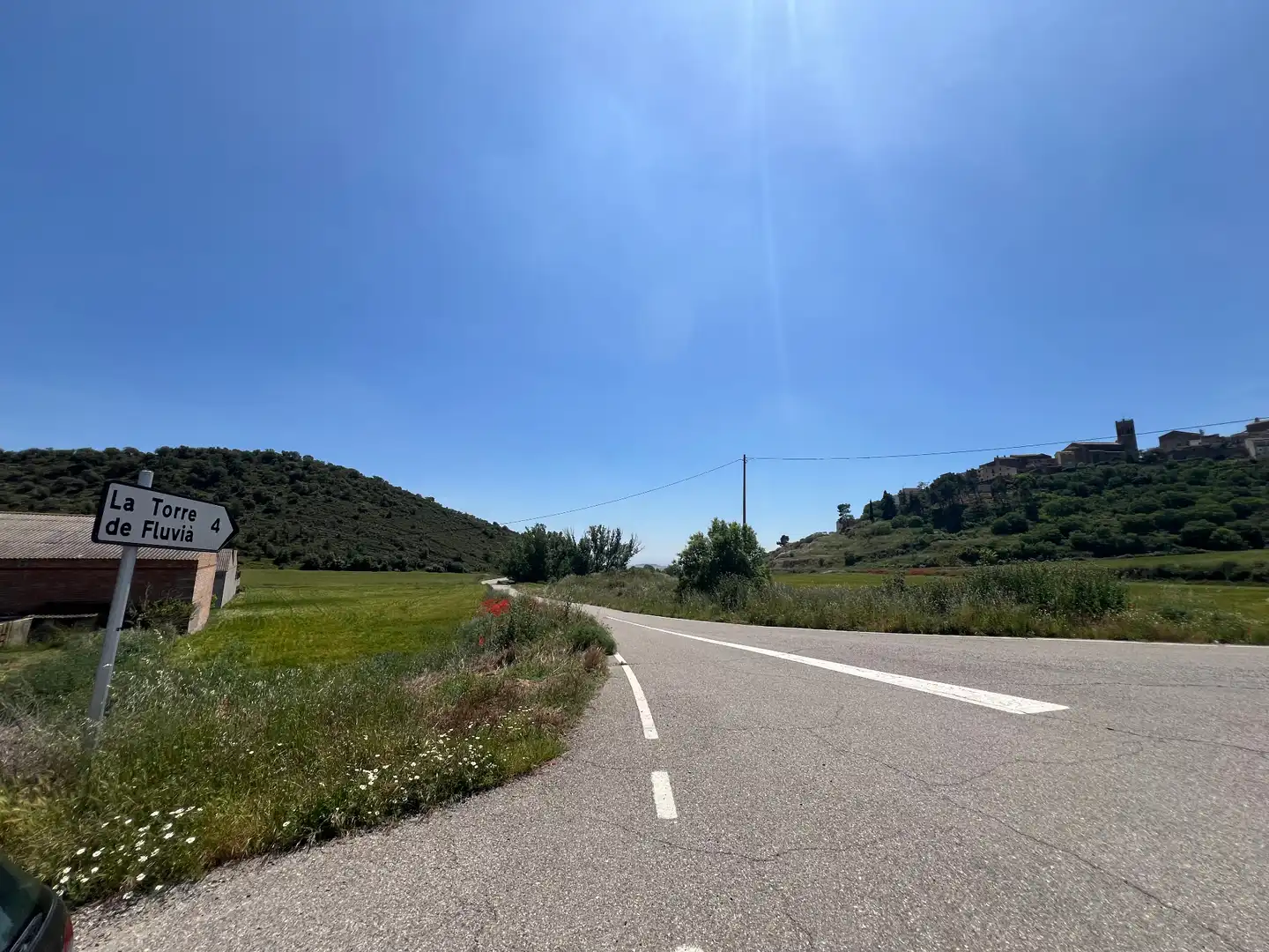 Vista exterior de Pis en venda en Cubells amb Calefacció, Parquet i Moblat