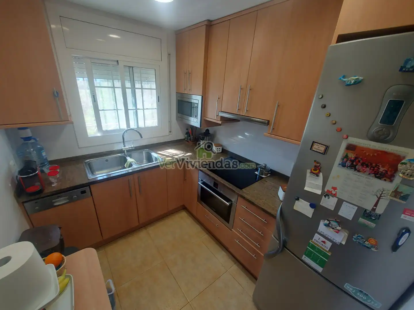 Cocina de Casa o chalet en venta en Sant Llorenç d'Hortons con Jardín privado, Terraza y Piscina