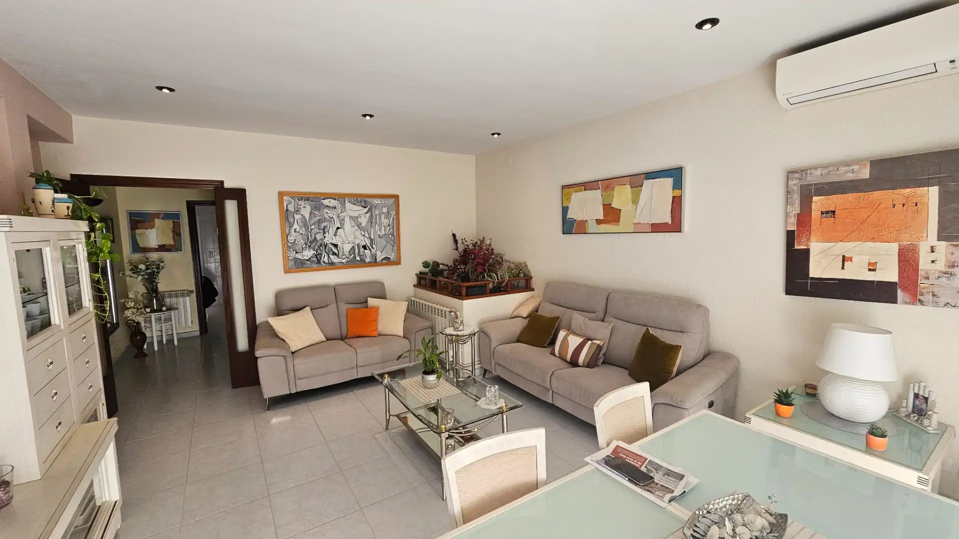 Sala de estar de Casa o chalet en venta en Sabadell con Aire acondicionado, Calefacción y Terraza