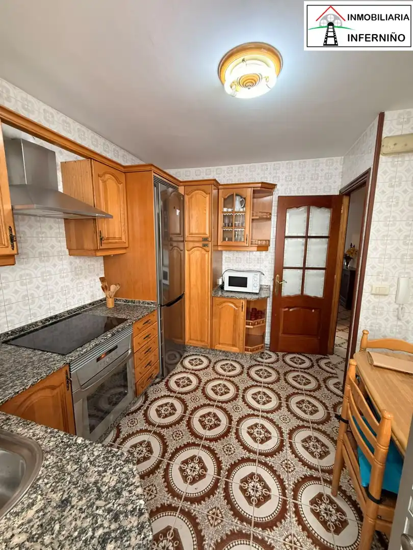 Kitchen of Flat for rent in Ferrol  with Terrace