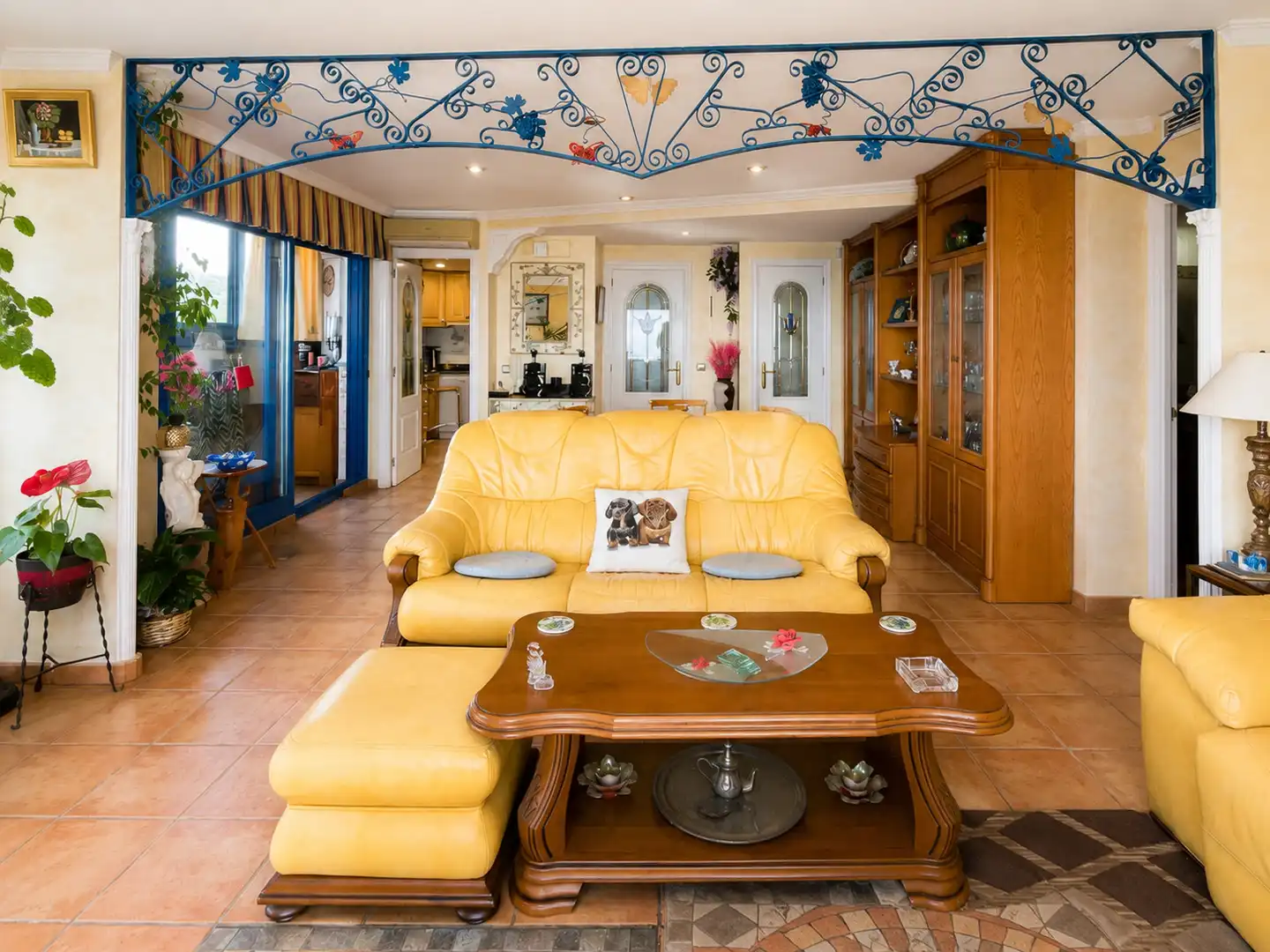 Sala d'estar de Àtic en venda en Peñíscola / Peníscola amb Jardí privat, Terrassa i Traster