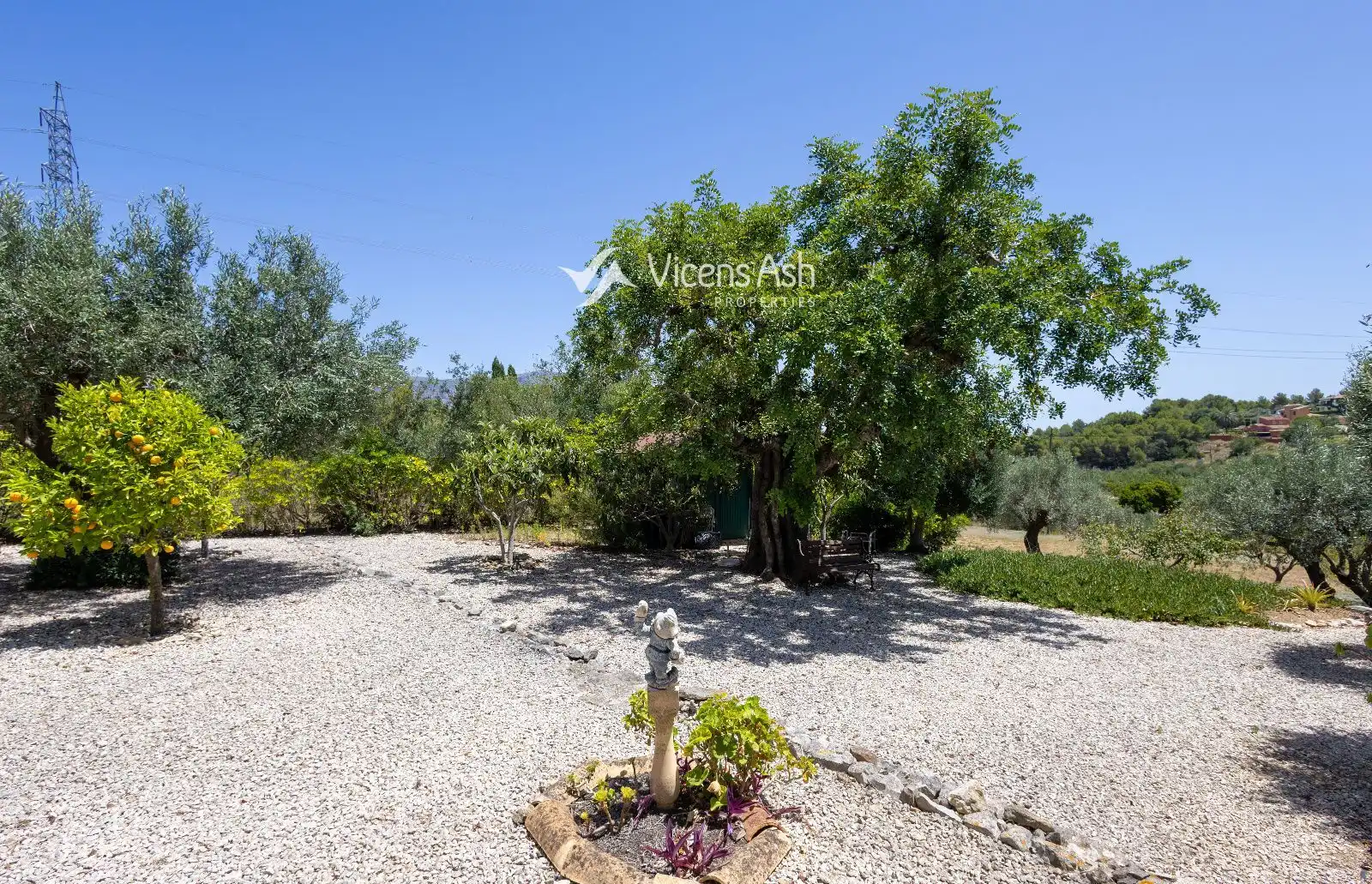Garden of Houses for sale in Gata de Gorgos  with Air Conditioner, Heating and Storage room