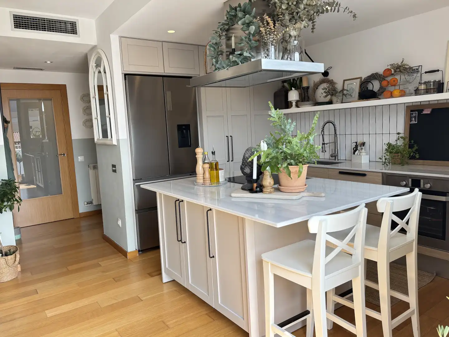 Küche von Wohnung zum Verkauf in Sabadell mit Heizung, Privatgarten und Terrasse