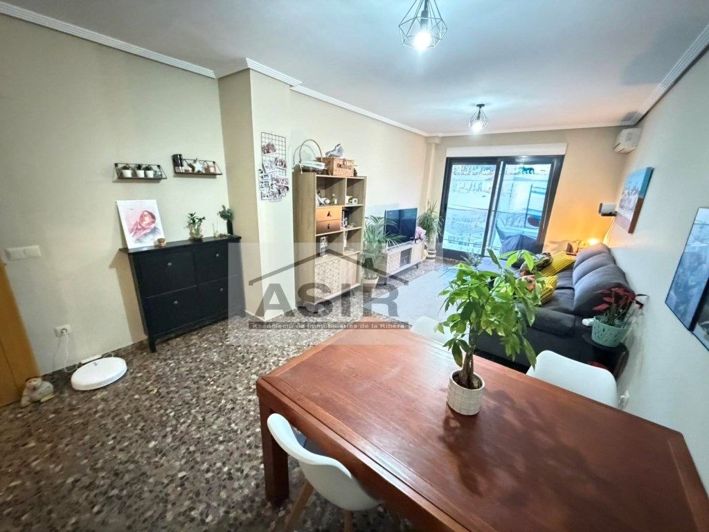 Living room of Flat for rent in Alzira  with Air Conditioner