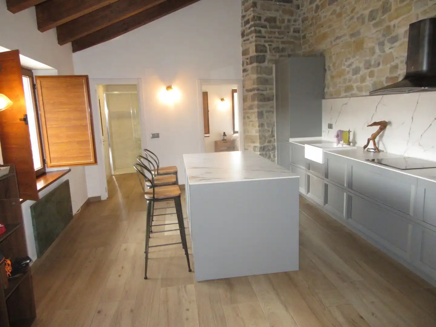 Cocina de Casa o chalet en venta en Castiello de Jaca con Calefacción, Jardín privado y Terraza