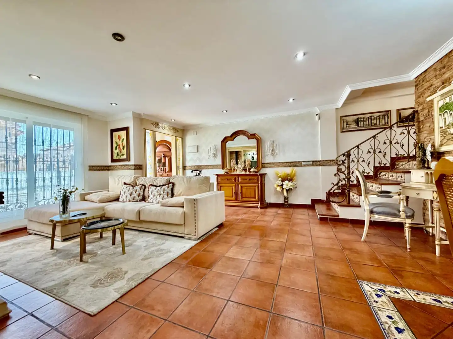 Sala d'estar de Casa adosada en venda en Orihuela