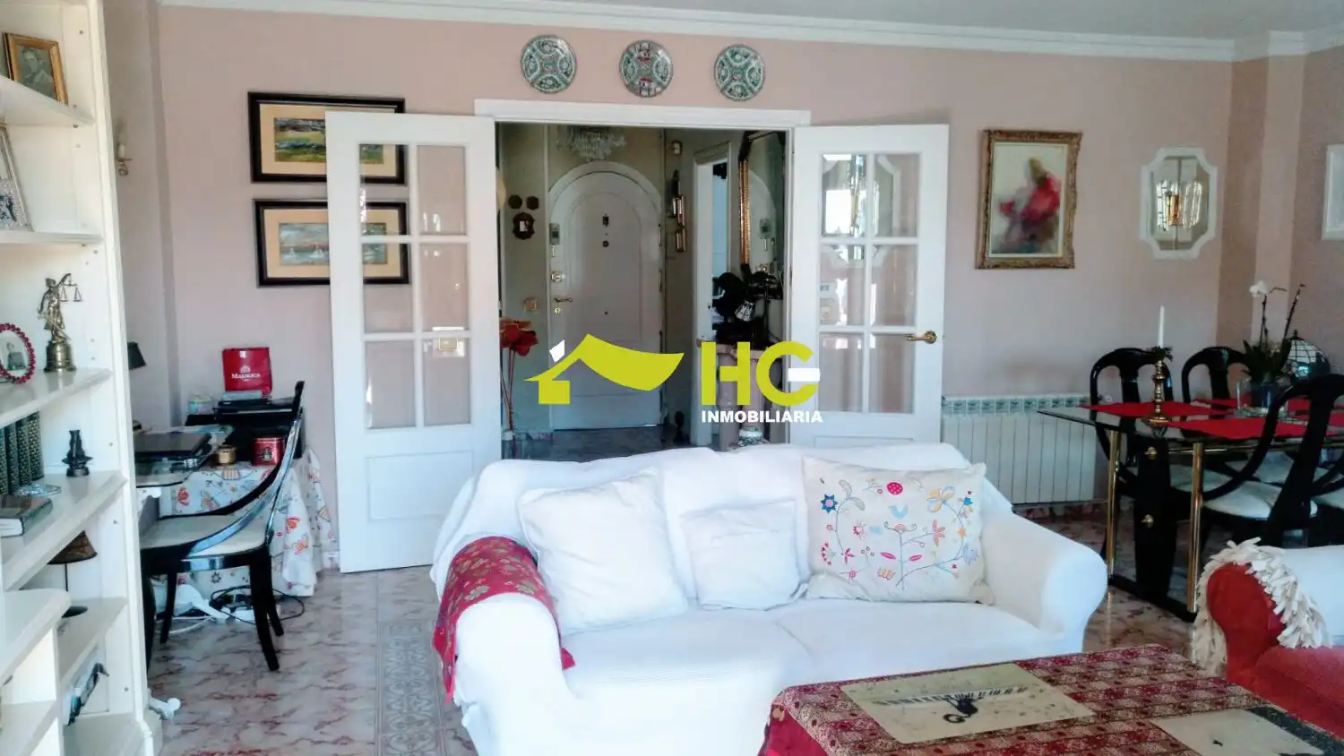Living room of Flat for share in Villaviciosa de Odón  with Air Conditioner, Heating and Furnished