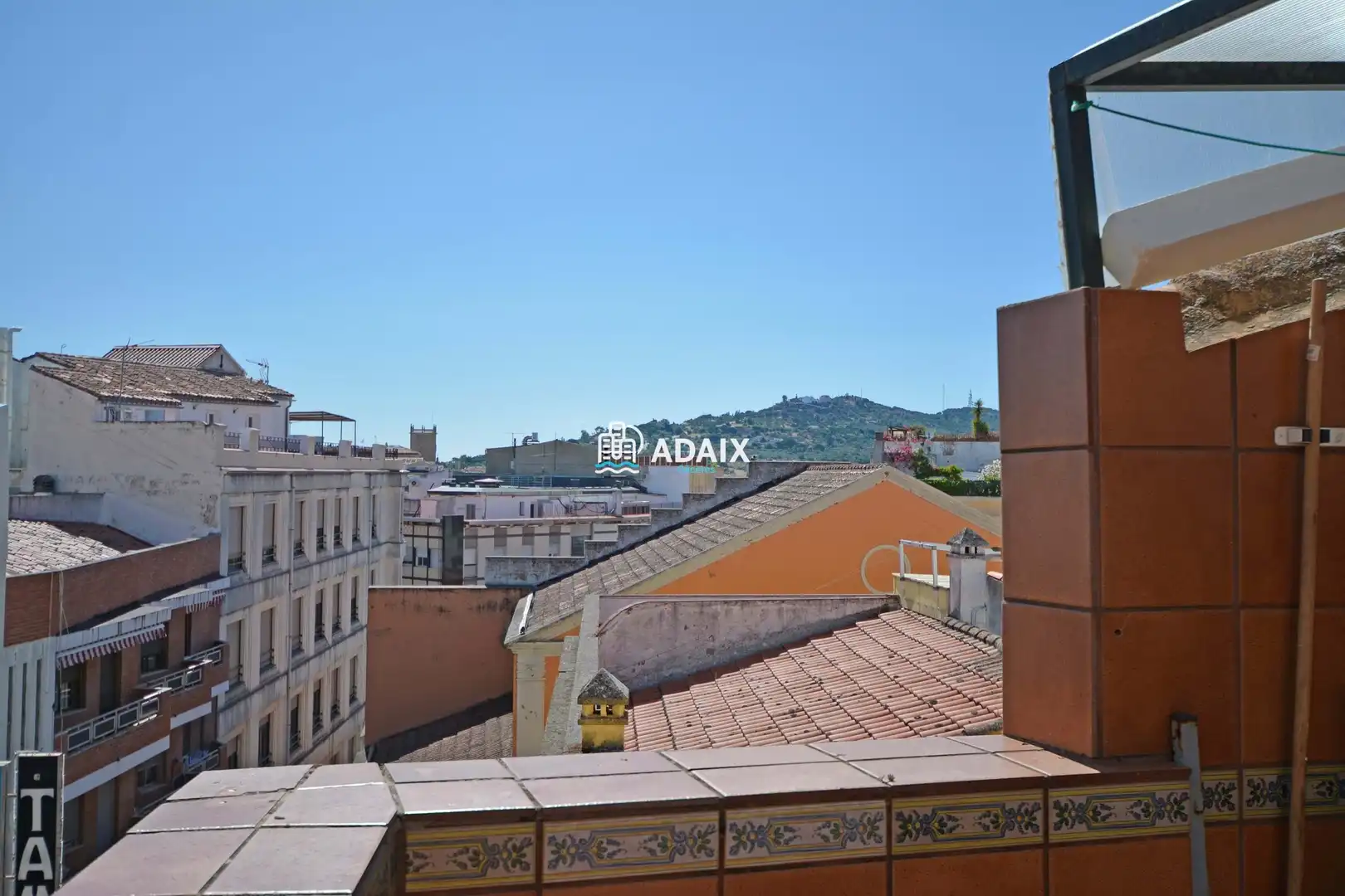 Exterior view of Attic for rent in Cáceres  with Air Conditioner, Terrace and Furnished