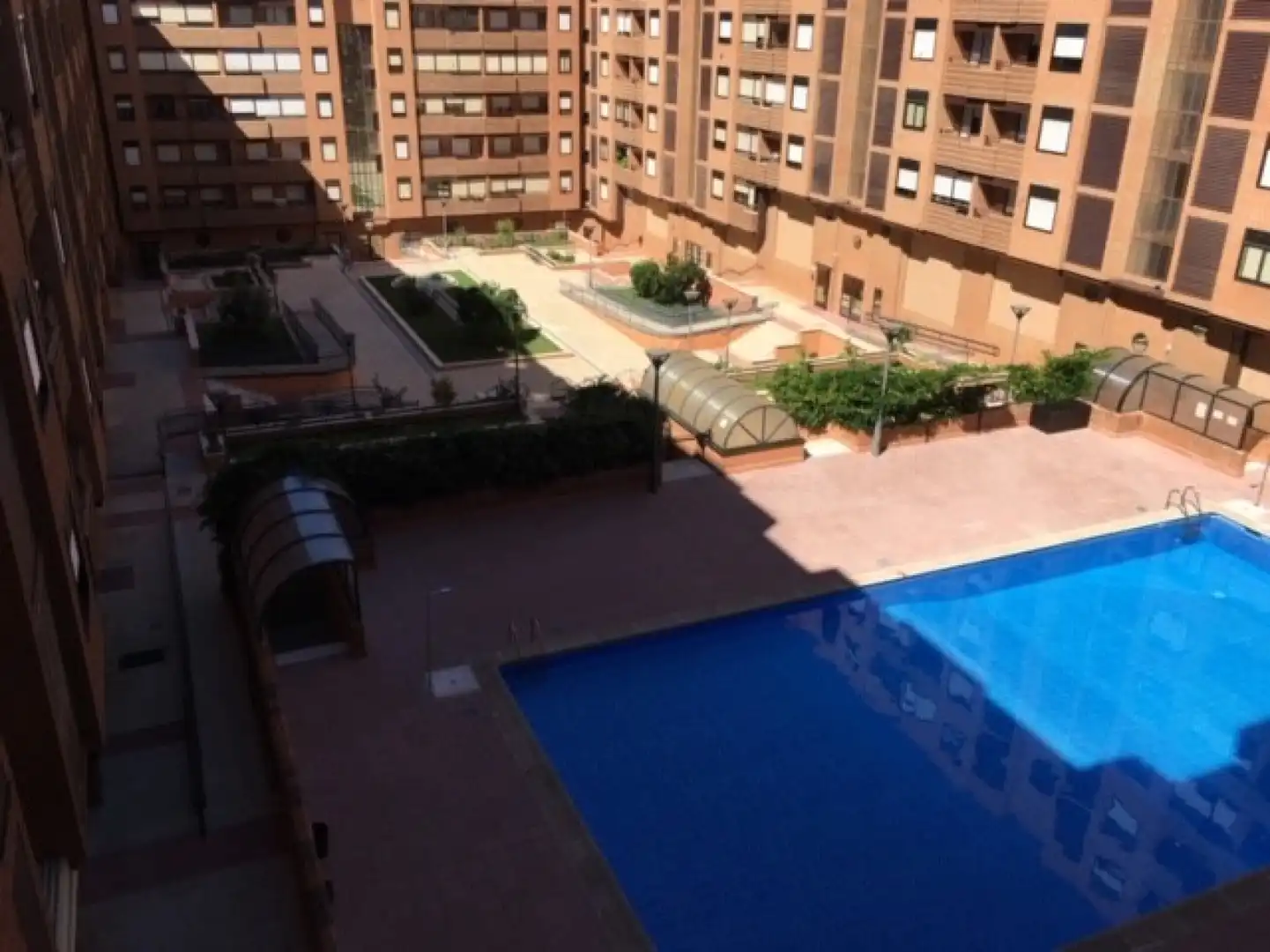 Swimming pool of Flat for rent in Salamanca  with Heating, Private garden and Parquet flooring