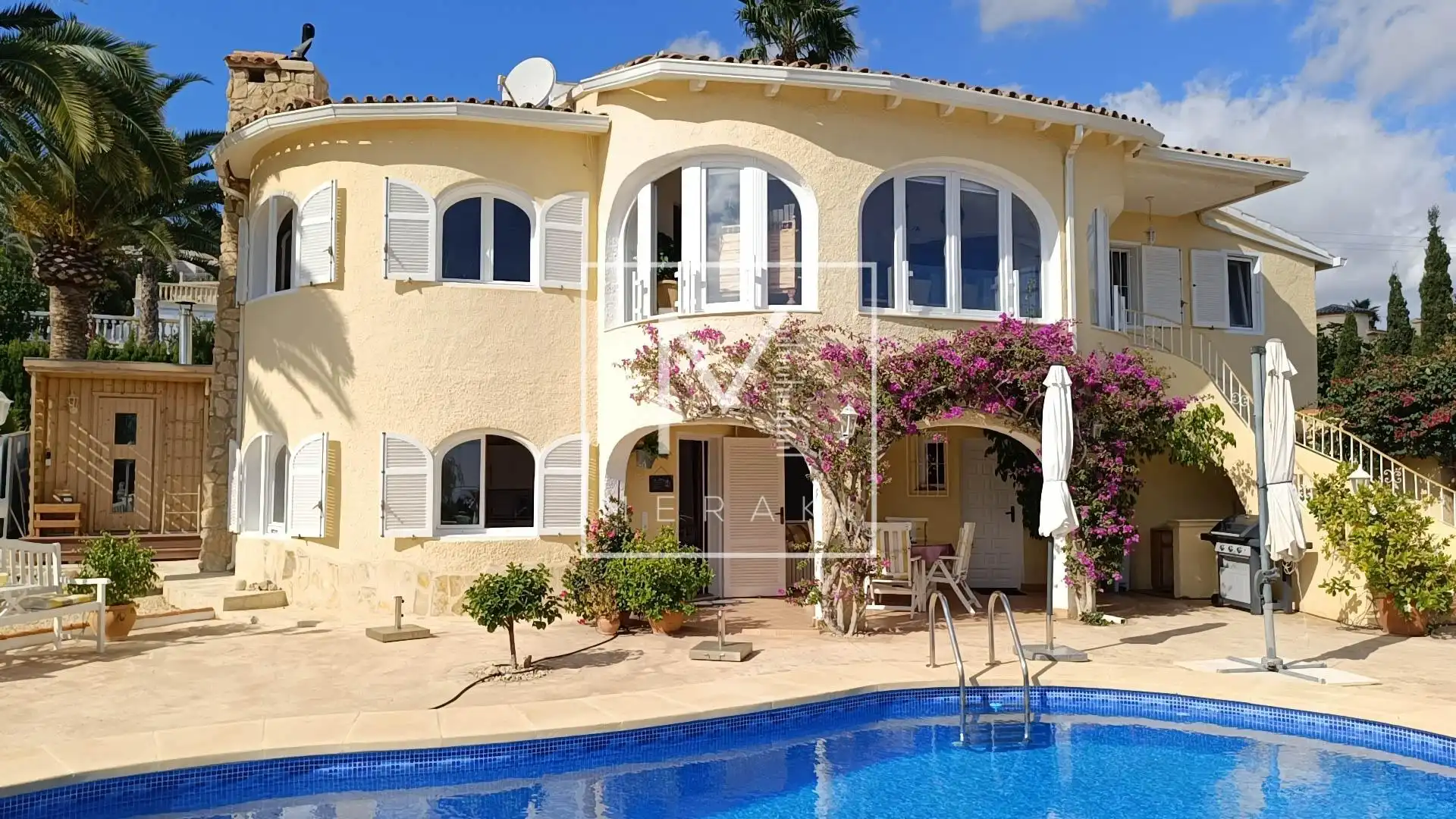 Vista exterior de Casa o chalet en venta en Calpe / Calp con Aire acondicionado, Calefacción y Jardín privado