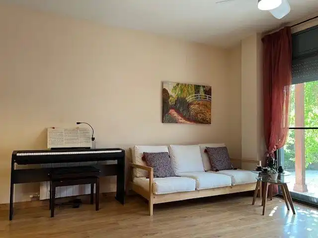 Sala de estar de Casa adosada en venta en Salomó con Terraza y Balcón