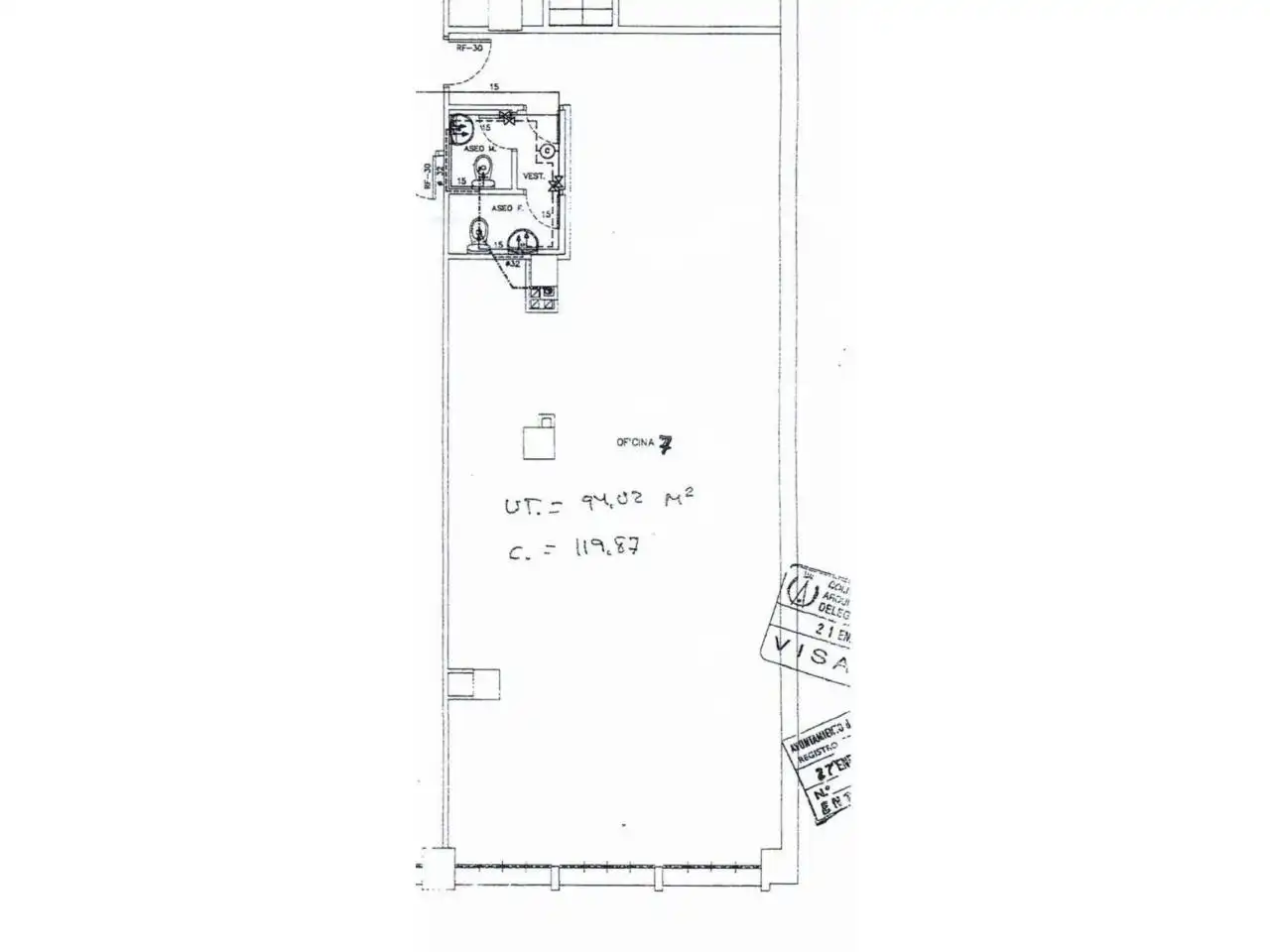 Büro mit Aufzug zur Miete in Avenida Ordoño II, imagen 8