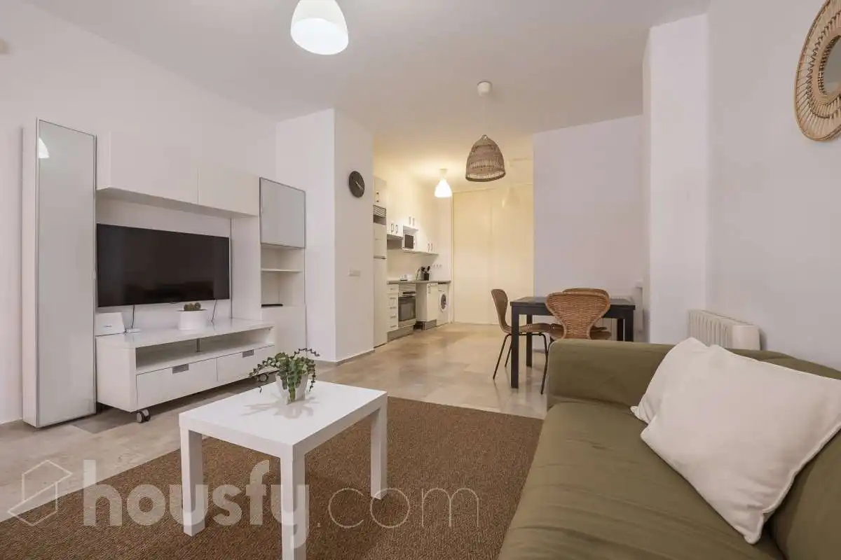 Sala d'estar de Planta baixa de lloguer en Madrid amb Calefacció