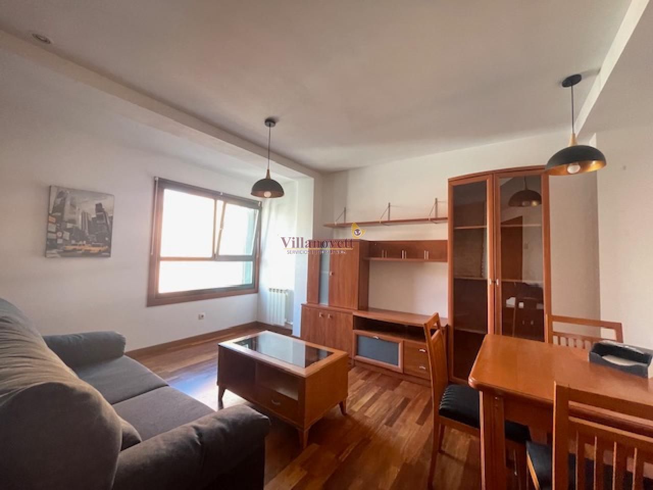 Sala d'estar de Apartament de lloguer en Vigo  amb Calefacció i Parquet